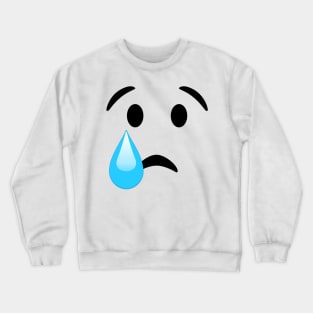 HappyFace estou triste Crewneck Sweatshirt